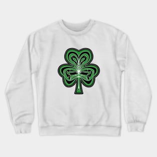 ORNATE Green  Shamrock Crewneck Sweatshirt